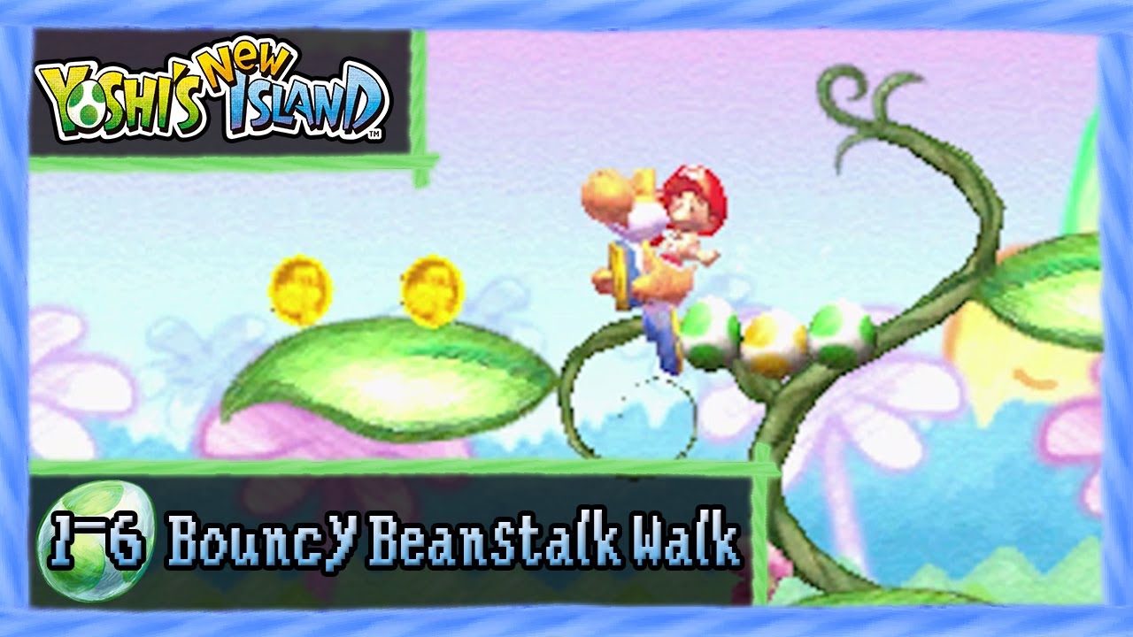 Yoshi's New Island - World 1-6: 