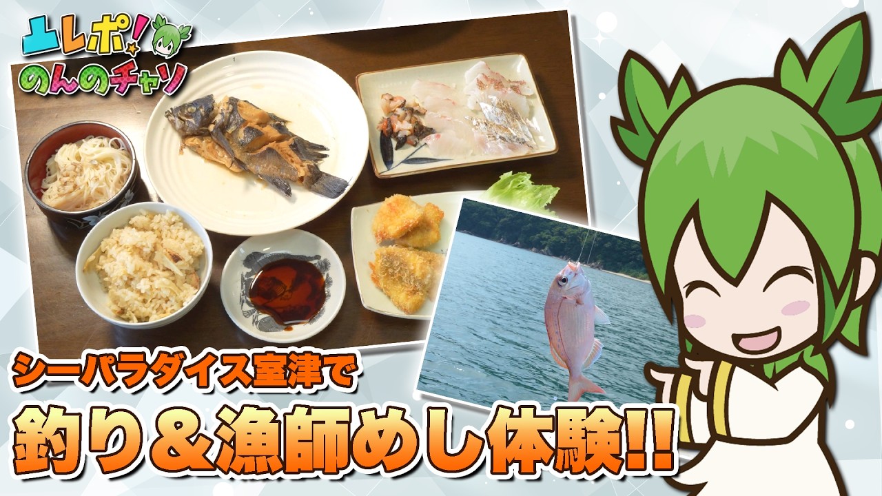 上関の海で釣って食べる!シーパラダイス室津の釣り&漁師めし体験が最高すぎた!【#のんのちゃん 】#VTuber