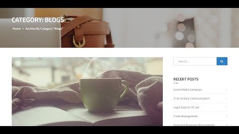 Free Education WordPress Theme Enlighten - How to Configure Blog Page | WordPress Tutorial