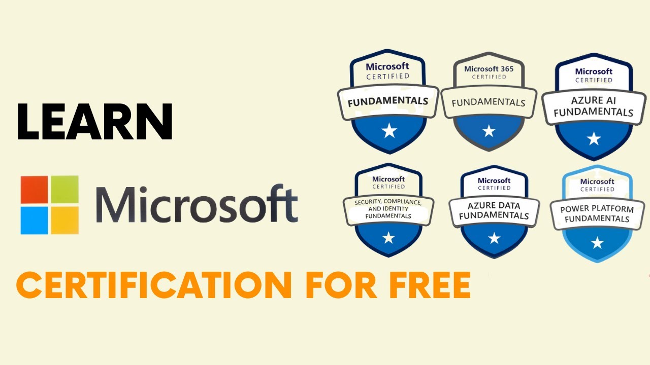 Microsoft Free Certification For Students How To Apply YouTube