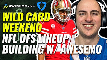 NFL DFS: Build WINNING FanDuel Wild Card Round NFL DFS Lineups w/ Alex Baker