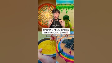 RANKING ALL 13 GAMES IN SQUID GAME!
