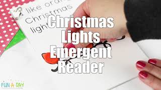 Christmas Lights Printable Book