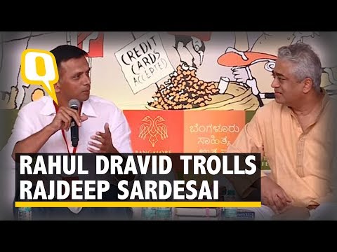 Dravid Trolls Rajdeep When Asked About India’s Superstar Culture | The Quint