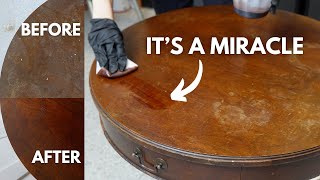 You Won't Believe THIS! Refinish Wood Furniture With NO SANDING