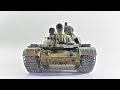 Tamiya T-55A Russian Medium Tank by Egyptian Army, Sinai 1973 Full build  1:35 scale Scale Model.