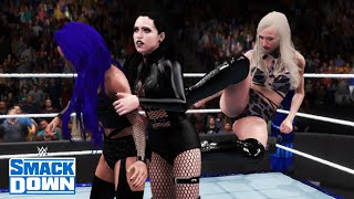 WWE 2K20 SMACKDOWN WINNER FACES DOUDROP AT ELIMINATION CHAMBER LYA VS GIGI VS JESSICA