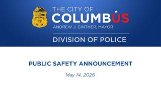 Press Conference: Public Safety Announcement