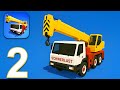 Crane Rescue 3D - Gameplay Walkthrough Part 2 - Lift Cars, Trucks and Container (iOS, Android)