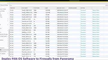 9 Deploy PAN OS Software to Firewalls from Panorama