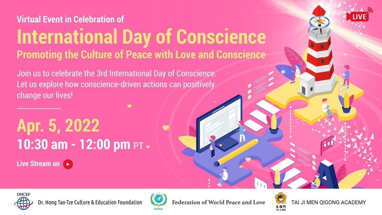 LIVE: Celebration of International Day of Conscience - 4/5/22 - YouTube