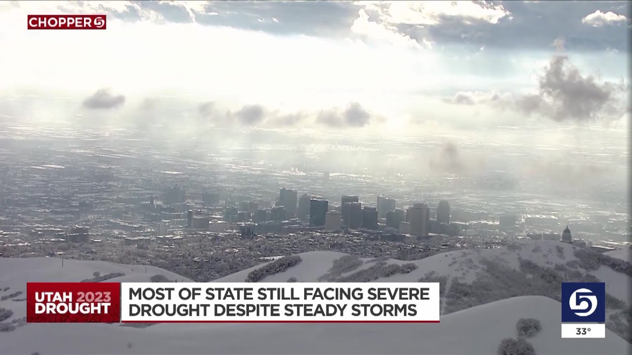 Most of Utah still facing severe drought despite steady storms - YouTube