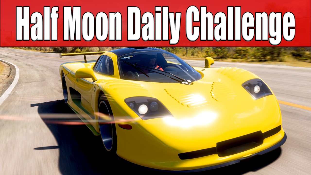 Forza Horizon 5 Half Moon Daily Challenge Earn 3 stars at the Pyramid Of the Moon Speed Zone