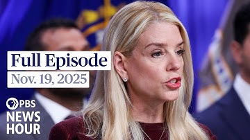PBS News Hour live episode, Nov. 19, 2025
