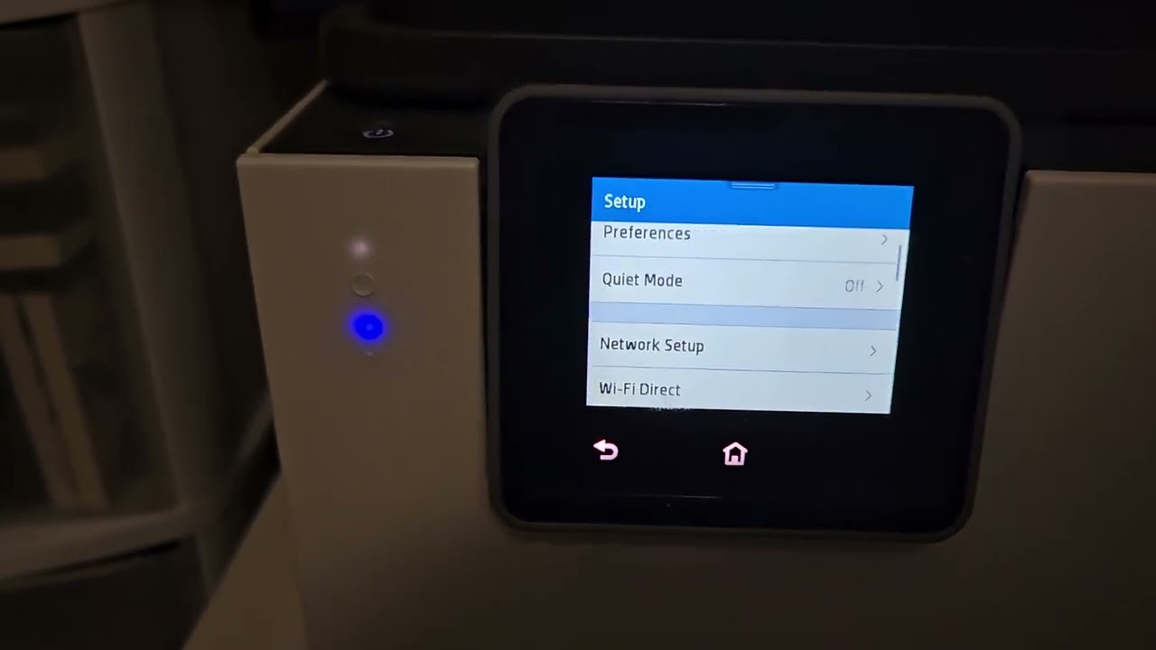 HP Officejet Pro 9015 Wifi Network Settings Disabled Fix (HP Secret Menu)