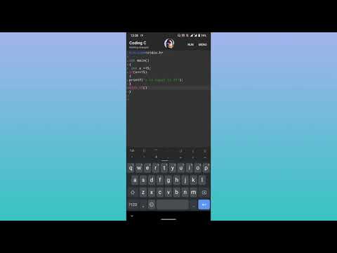 How to code an If else program in C programming language on Android