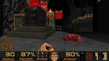 Doom Constriction: 1024 (2024) MAP02: "Mining Facility" UV Max Speedrun 1:01