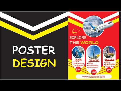 Poster Design Illustrator || Graphic Designing Course