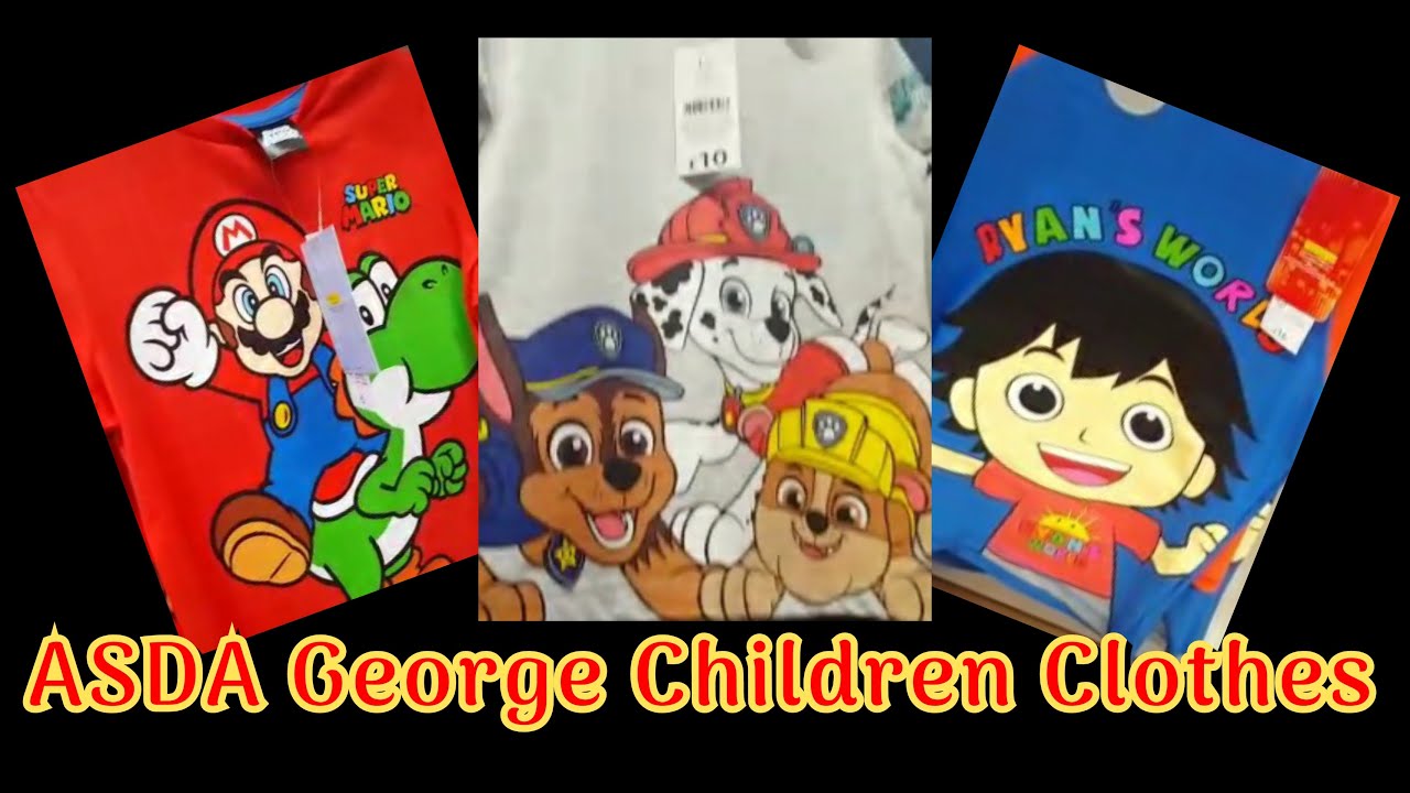 ASDA Children Clothes YouTube