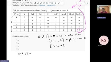 Parameterized Algorithms 2024 (NPTEL course: noc24_cs117) TA session 08