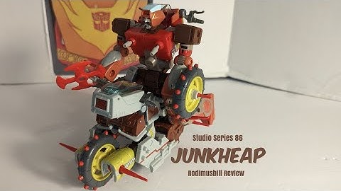 Studio Series 86(14) JUNKHEAP Junkion Transformers Voyager  Figure Review & Wreck-Gar Comparison