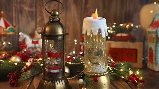 DIY Christmas snow globe from a jar with your own hands | Magic lantern from a jar by Happy Hobby Home 221,588 views 6 months ago 29 minutes