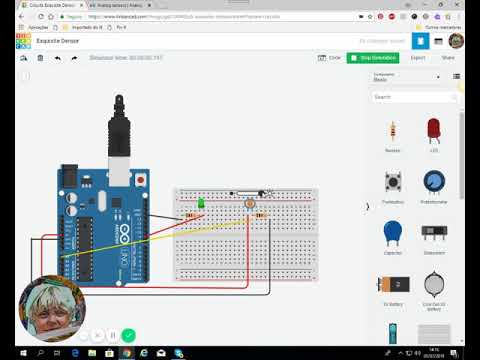 Tinkercad photoresistor - YouTube
