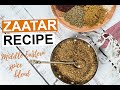 Zaatar Recipe