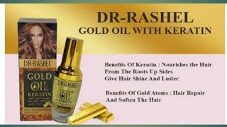 GOLD HAIR OIL with karatin by Dr Rashel