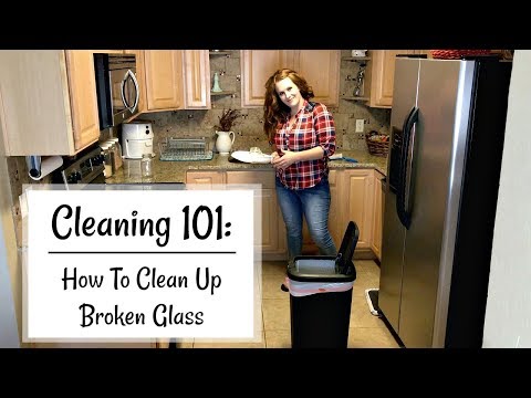 Cleaning 101  How To Clean Up Broken Glass(with Sarah from lifeshouldcostless com)
