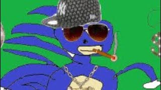 HOW 2 DRAW SANIC HEGEHOG BUT ITS 1 SECOND