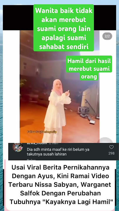 Nissa sabyan hamil dari merebut suami orang #nissasabyan #shorts