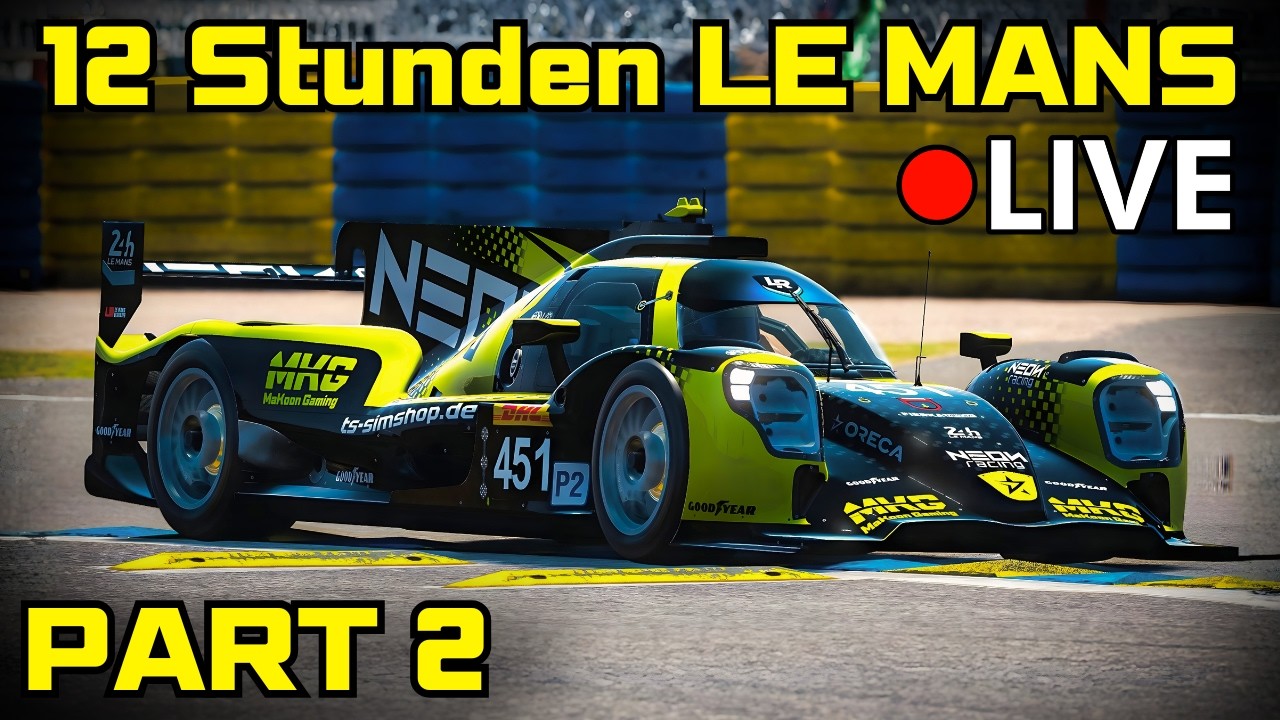 Die 12 Stunden von Le Mans im LMP2! | Le Mans Ultimate | Multistream LIVE PART 2