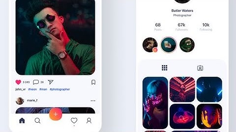 Instagram App Clone - Flutter UI