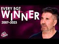 Every winner audition on bgt ever from 2007  2023