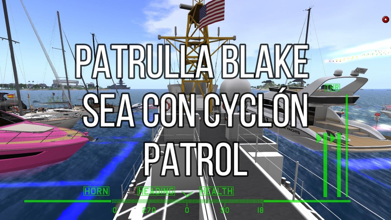 PATRULLA BLAKE SEA CON CYCLÓNE PATROL FROM AK ROMMIL MARINA SL 31 OCT 2023 HD1080 60