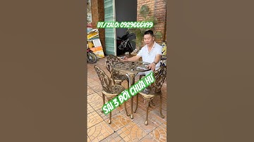 Bộ bàn ghế đồng #dodong #phongthuy #dodongmynghe #covat