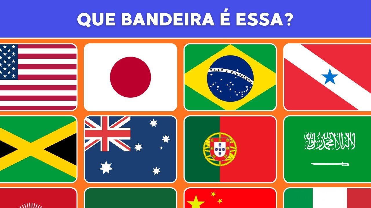 Que Bandeira É Essa? Teste Seus Conhecimentos com 60 Perguntas! | @sabertupiniquiz