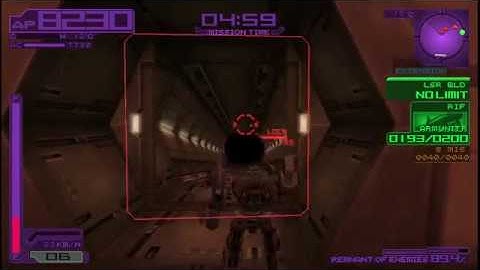 Armored Core Silent Line - Starter AC Disable Satellite Cannon