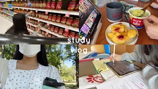 【study vlog】📝大学生が1日を本気で過ごしてみた③ | trying to wake up early to study🥱