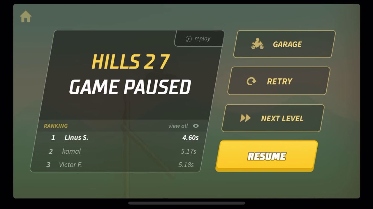 Bike Race - Hills 2 Level 7 Submission - .