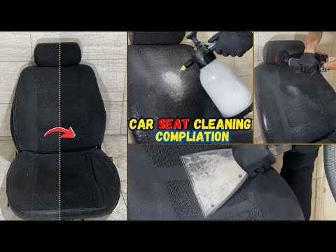 Deep Cleaning Nasty Car Seat 