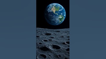 Earthrise Over the Moon 🌍🌑 | Stunning Space View #shorts #nasa