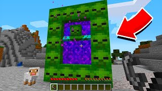 ZOMBIE HEAD PORTAL IN MINECRAFT - lucky and unlucky moments by Scrapy