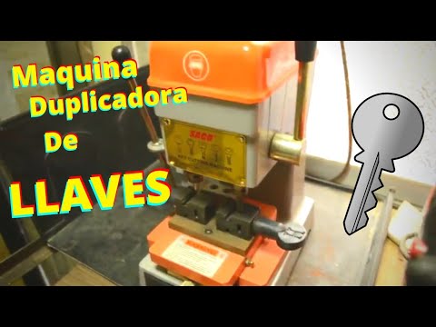 MAQUINA DUPLICADORA de LLAVES 368A como CAMBIAR broca y ALINEAR maquina 