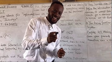 Computer science (Grade 8)...ICT( Information and Communication Technology)