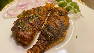 Kerala style fish fry/ authentic recipie/ red marination