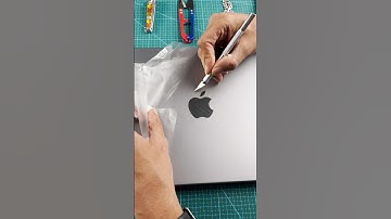 Proof that Capes Transparent skin WORKS! #shorts #macbook #transparent #skins #review