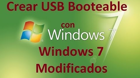 Crear USB Booteable con Windows 7 Modificados