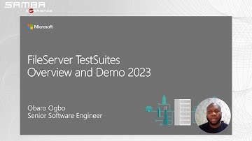 sambaXP 2023: File Sharing test suites overview and demo